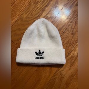 White Adidas Beanie